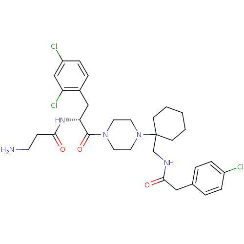 Chemical structure of BindingDB Monomer ID 50168661