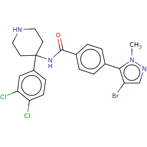 Chemical structure of BindingDB Monomer ID 50170285