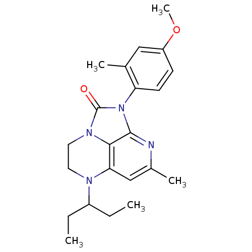 Chemical structure of BindingDB Monomer ID 50171321