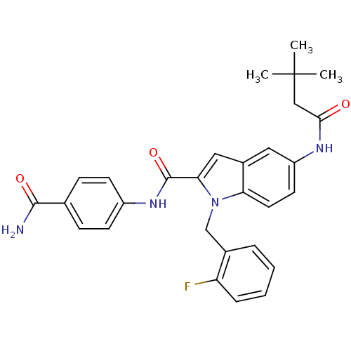 Chemical structure of BindingDB Monomer ID 50171624