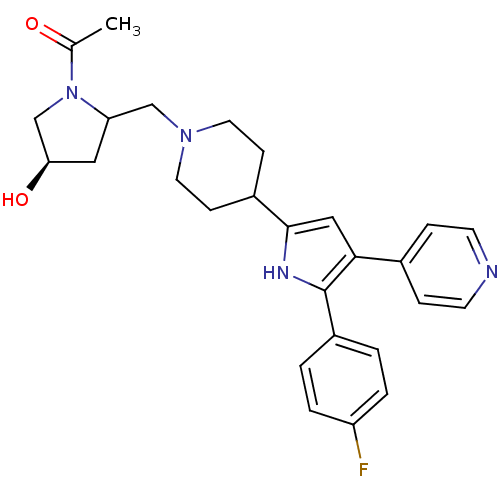 Chemical structure of BindingDB Monomer ID 50171696