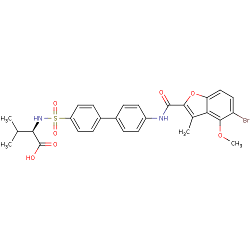 Chemical structure of BindingDB Monomer ID 50173221