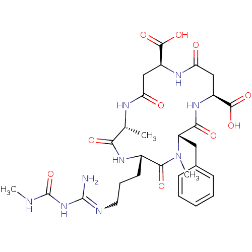 Chemical structure of BindingDB Monomer ID 50173286
