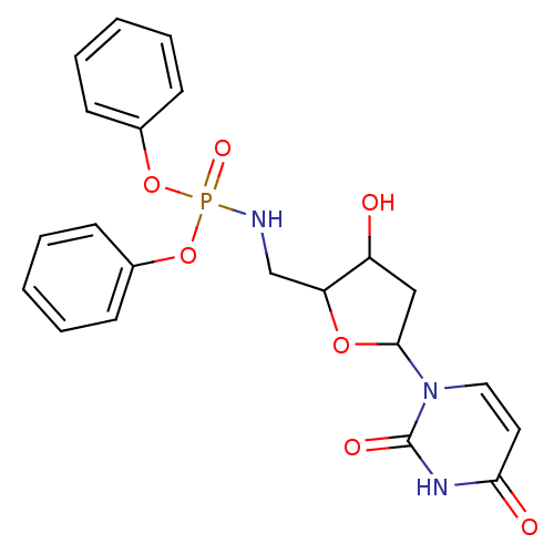 Chemical structure of BindingDB Monomer ID 50173551