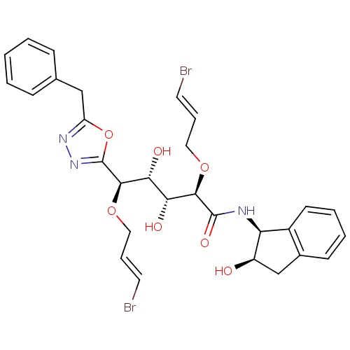 Chemical structure of BindingDB Monomer ID 50173734