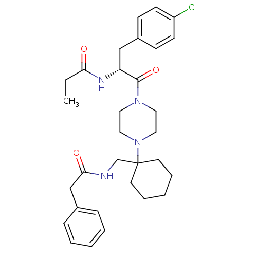 Chemical structure of BindingDB Monomer ID 50174231