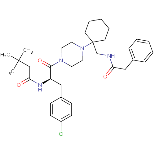 Chemical structure of BindingDB Monomer ID 50174236