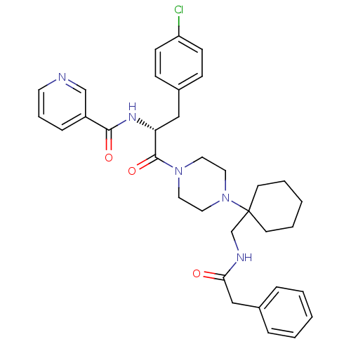 Chemical structure of BindingDB Monomer ID 50174237