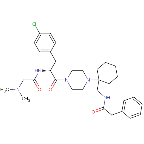 Chemical structure of BindingDB Monomer ID 50174254