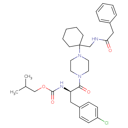 Chemical structure of BindingDB Monomer ID 50174255
