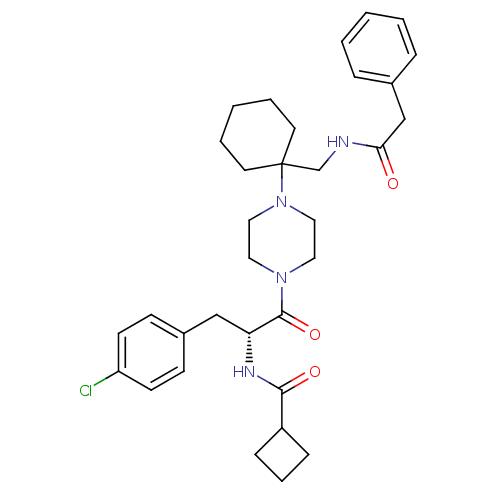 Chemical structure of BindingDB Monomer ID 50174257