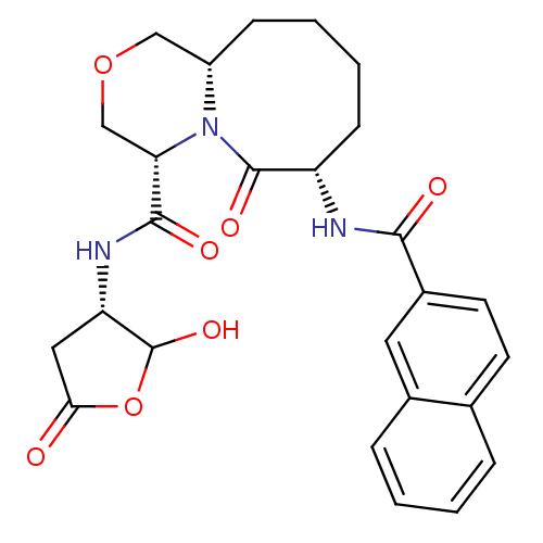 Chemical structure of BindingDB Monomer ID 50175340