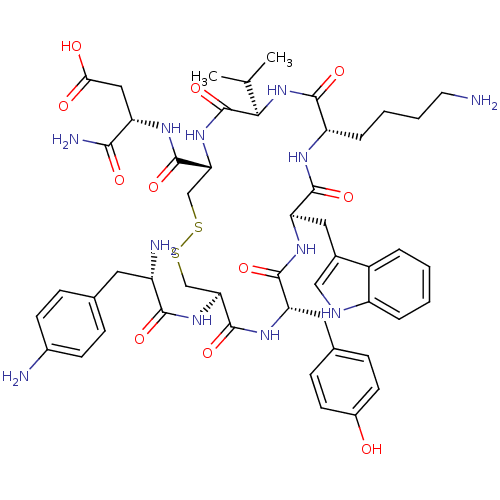 Chemical structure of BindingDB Monomer ID 50175593