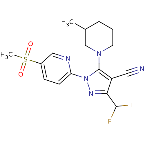 Chemical structure of BindingDB Monomer ID 50176555
