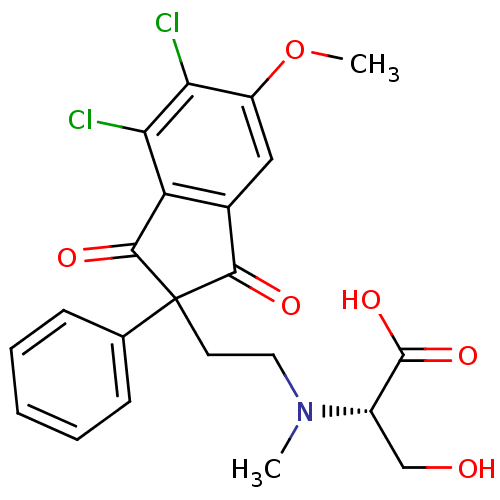 Chemical structure of BindingDB Monomer ID 50178424