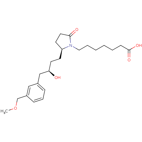 Chemical structure of BindingDB Monomer ID 50181293
