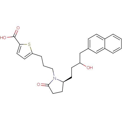 Chemical structure of BindingDB Monomer ID 50181295