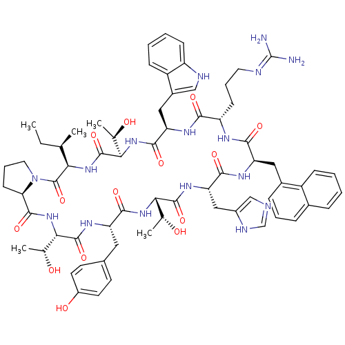 Chemical structure of BindingDB Monomer ID 50181497