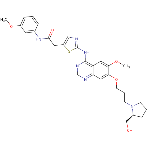 Chemical structure of BindingDB Monomer ID 50181557