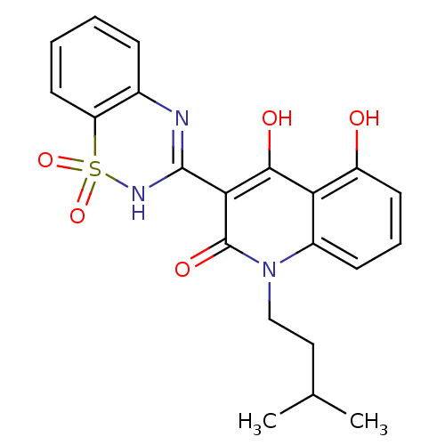 Chemical structure of BindingDB Monomer ID 50181623
