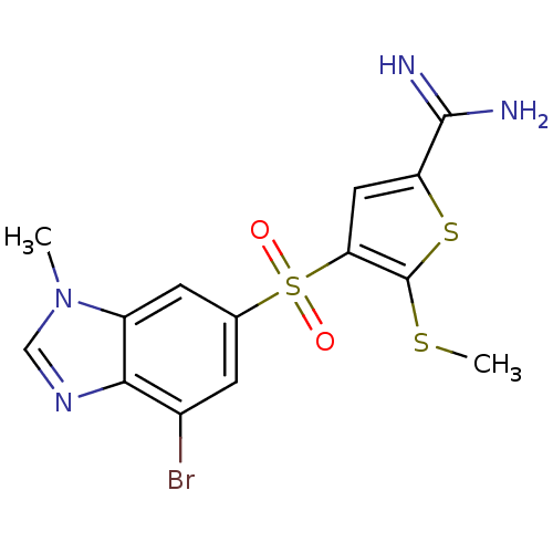 Chemical structure of BindingDB Monomer ID 50182161
