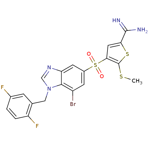 Chemical structure of BindingDB Monomer ID 50182163