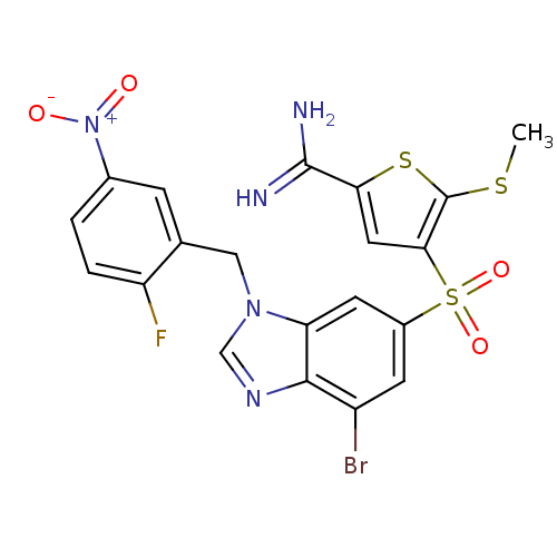Chemical structure of BindingDB Monomer ID 50182174