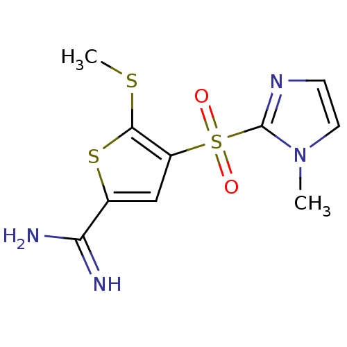 Chemical structure of BindingDB Monomer ID 50182175