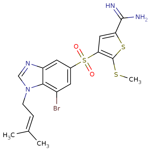 Chemical structure of BindingDB Monomer ID 50182176
