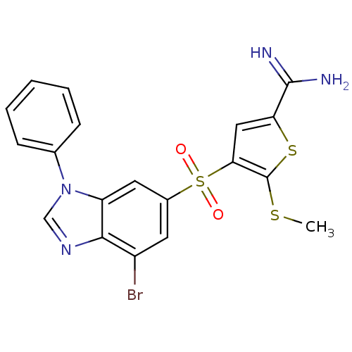 Chemical structure of BindingDB Monomer ID 50182180