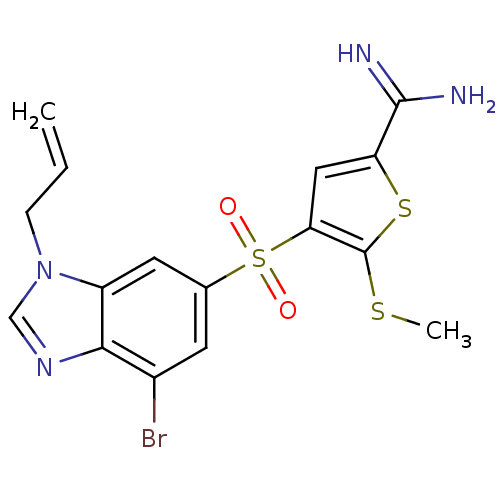 Chemical structure of BindingDB Monomer ID 50182182