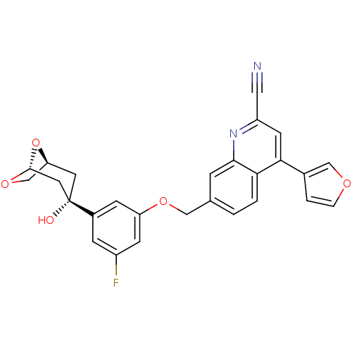 Chemical structure of BindingDB Monomer ID 50182300