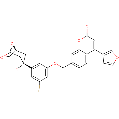 Chemical structure of BindingDB Monomer ID 50182307