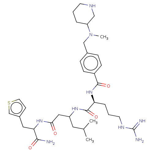 Chemical structure of BindingDB Monomer ID 50182734