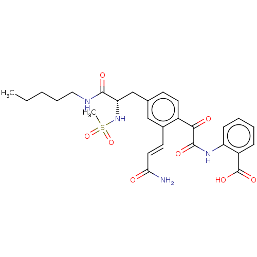 Chemical structure of BindingDB Monomer ID 50183059