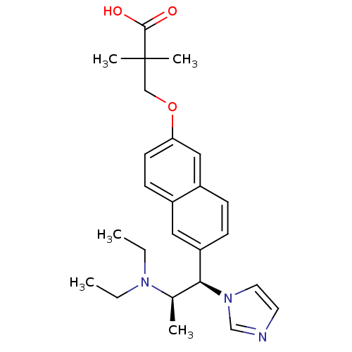 Chemical structure of BindingDB Monomer ID 50183225