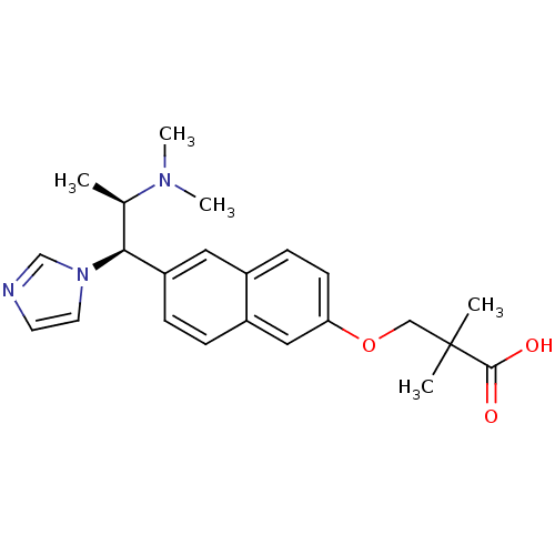 Chemical structure of BindingDB Monomer ID 50183226