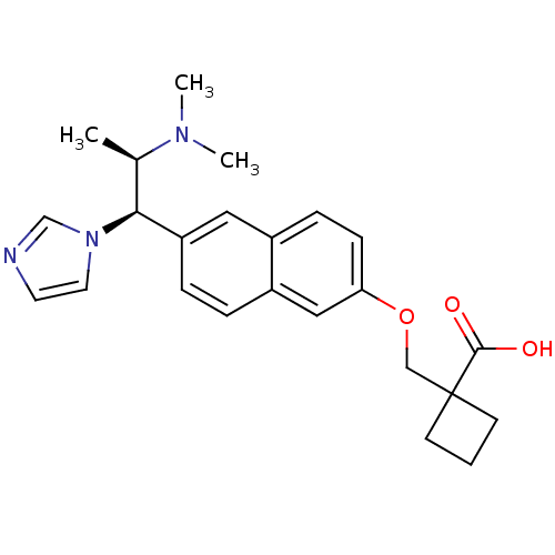 Chemical structure of BindingDB Monomer ID 50183227