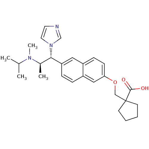 Chemical structure of BindingDB Monomer ID 50183229