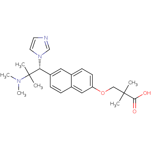 Chemical structure of BindingDB Monomer ID 50183232