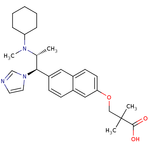 Chemical structure of BindingDB Monomer ID 50183234