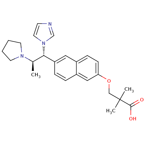 Chemical structure of BindingDB Monomer ID 50183236