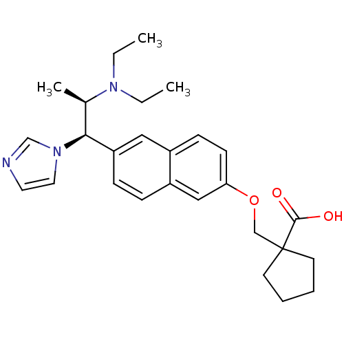 Chemical structure of BindingDB Monomer ID 50183243