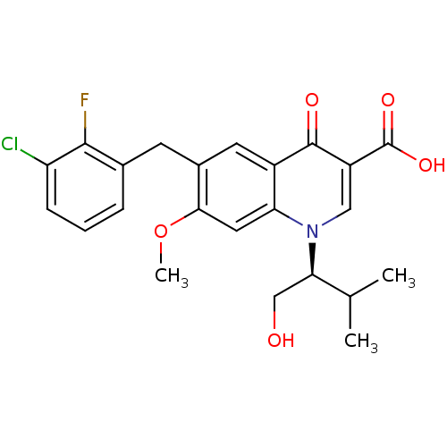 Chemical structure of BindingDB Monomer ID 50183273