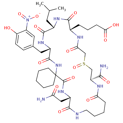 Chemical structure of BindingDB Monomer ID 50183428