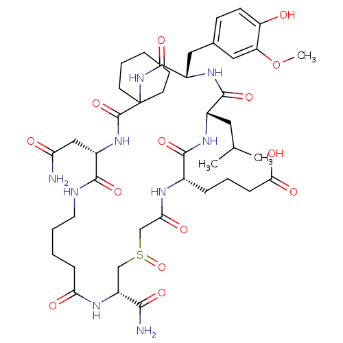 Chemical structure of BindingDB Monomer ID 50183435