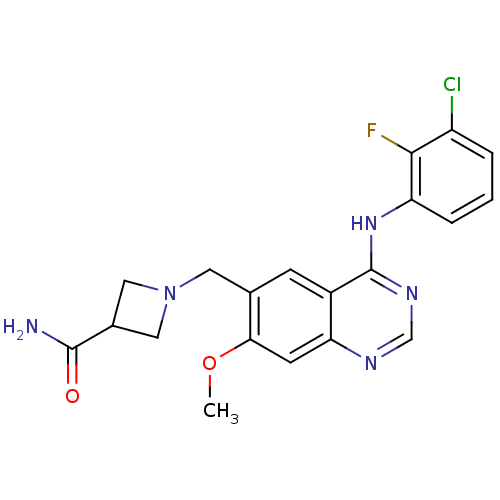 Chemical structure of BindingDB Monomer ID 50183836