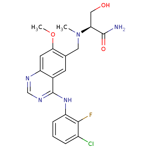 Chemical structure of BindingDB Monomer ID 50183844
