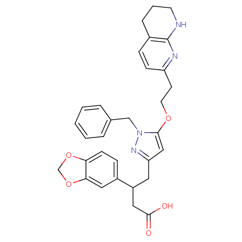 Chemical structure of BindingDB Monomer ID 50185457