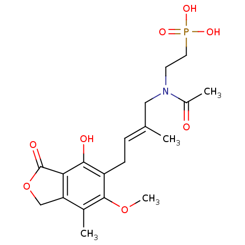 Chemical structure of BindingDB Monomer ID 50185583